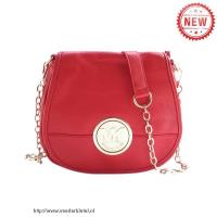 michael kors fulton pebbled logo groot rood crossbody zakken Tilburg Shop 4wzqb535